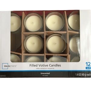 Mainstays Ivory Votive Candles NEW wedding candles decor votives with holder